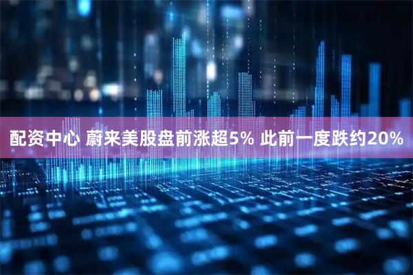 配资中心 蔚来美股盘前涨超5% 此前一度跌约20%