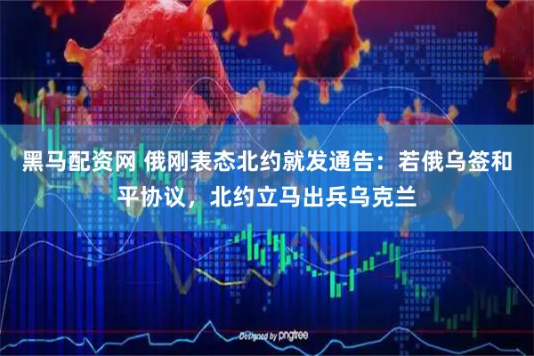 黑马配资网 俄刚表态北约就发通告：若俄乌签和平协议，北约立马出兵乌克兰
